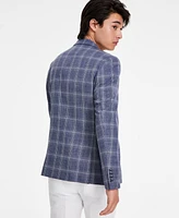 Nick Graham Men's Slim-Fit Stretch Patterned Sport Coats