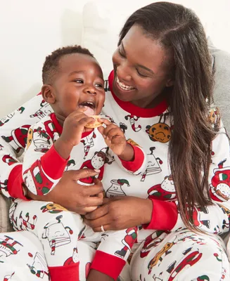 Carter's Baby One Piece Santa Cookies Fleece Footed Pajama
