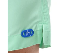 Guy Harvey Men's Tonal Print Volley Swim Trunks