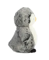 Aurora Medium Perky Penguin Sweet & Softer Snuggly Plush Toy Gray 9.5"