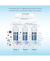 Replacement Water Filters Pp Gac Cto Ro Uf Water Purifier Stage 1-3 3PCS - Assorted Pre