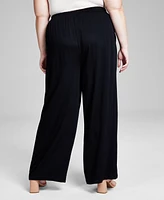 And Now This Trendy Plus Easy Wide-Leg Trousers