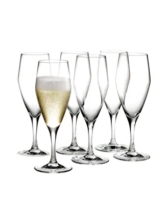 Holmegaard Perfection Champagne Glasses, Set of 6
