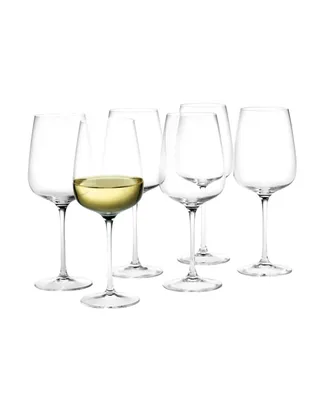 Holmegaard Bouquet White Wine Glasses, Set of 6