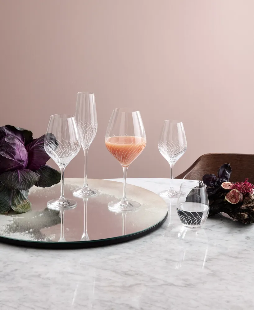 Rosendahl Holmegaard Cabernet Lines 12.2 oz White Wine Glasses, Set of 2