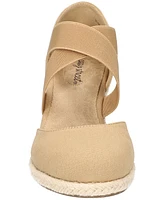 Easy Street Women's Pari Slip-On Espadrille Wedges Sandals