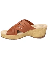 Easy Street Women's Rosanna Slip-On Slip Resistant Wedge Sandals