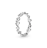 Pandora Sterling Silver Moments Knotted Hearts Ring