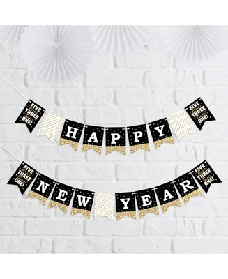 Hello New Year - Nye Party Mini Pennant Banner - Happy New Year