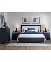 Summerland 3pc Bedroom Set (California King Upholstered Bed, Chest, Nightstand)