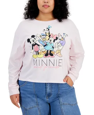 Disney Trendy Plus Minnie & Friends Long-Sleeve Graphic Tee