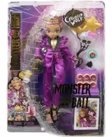 Monster High Clawdeen Wolf Doll in Monster Ball Party Fashion with Accessories - Multi