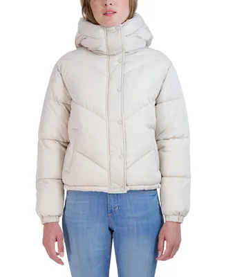 Sebby Juniors' Women ' Short Hooded Puffer Jacket