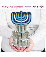 Hanukkah Menorah - Diy Chanukah Holiday Party Money Holder Gift - Cash Cake