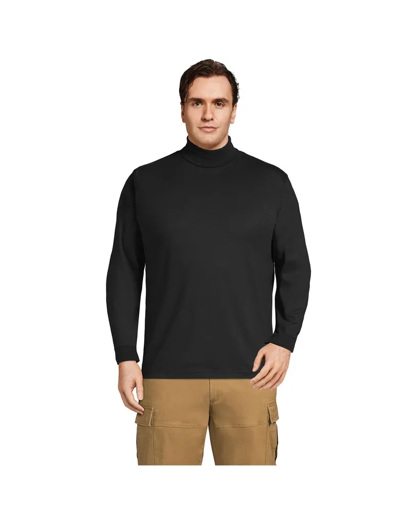 Lands' End Big & Tall Super-t Turtleneck T-Shirt