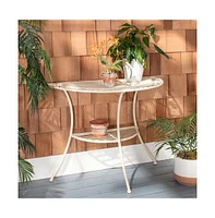 Genson Half Moon Console Table