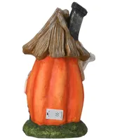 National Tree Company 18" Pumpkin Haunted House with Led Light