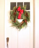 National Tree Company 26" Christmas Mixed Pine Wreath with Bow