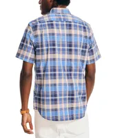 Nautica Men's Classic-Fit Plaid Short-Sleeve Shirt