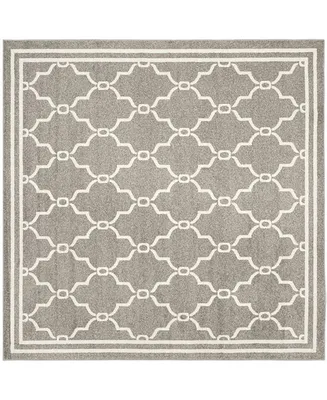 Safavieh Amherst AMT414 Dark Gray and Beige 5' x 5' Square Area Rug