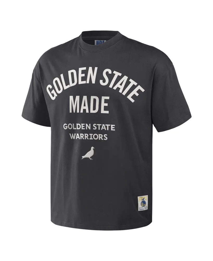 Men's Nba x Staple Anthracite Golden State Warriors Heavyweight Oversized T-shirt