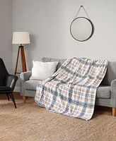Lucky Brand Camper Plaid Cozy Plush Throw, 50" x 70"