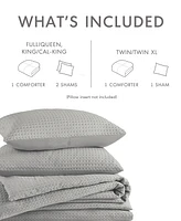 510 Design Mina Waffle Textured -Pc. Comforter Set