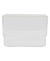 Martha Stewart Kerry 12 Piece Plastic Stackable Office Desk Drawer Organizers Set, 3" x 3"