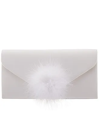 Nina Envelope Clutch with Pompom