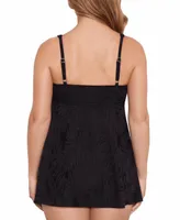 Swim Solutions Women's Tummy-Control Dress, Created for Macy's