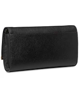 Michael Kors Mona East West Large Leather Clutch