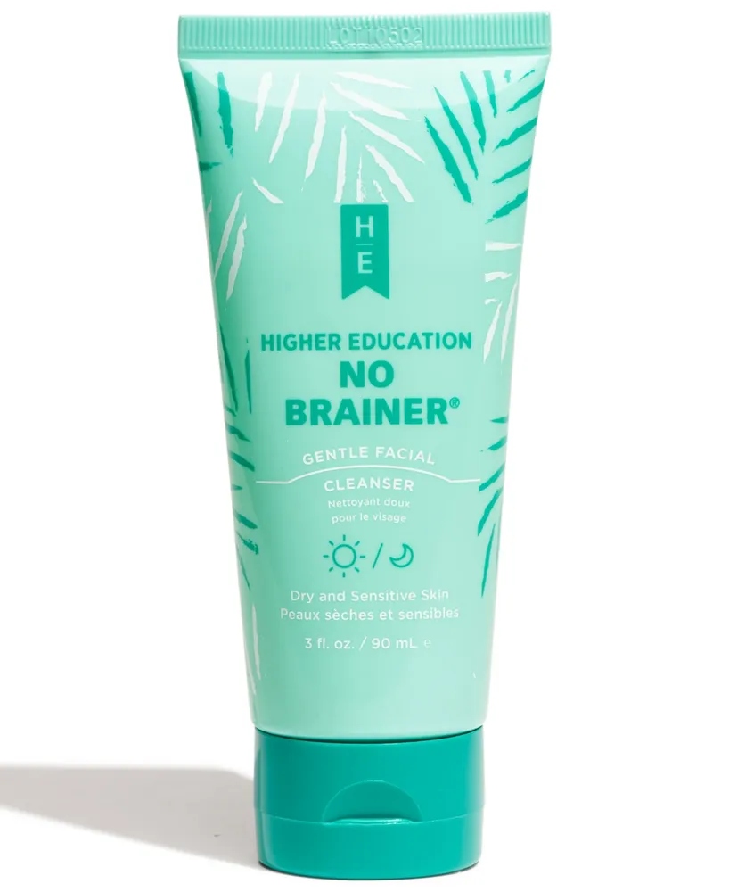 Higher Education Skincare No Brainer Gentle Facial Cleanser Travel Size, 3 fl. oz.