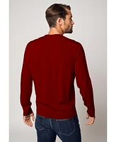 Bellemere New York Men's Bellemere Pure Crew Neck Merino Sweater