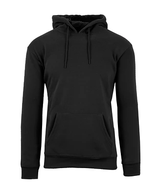 Galaxy By Harvic Men's Oversized Slim-Fit Fleece-Lined Pullover Hoodie