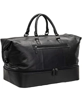 Mancini Men's Buffalo Double Compartment Duffle Bag