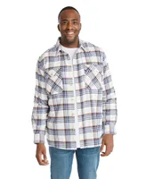 Johnny Bigg Mens Levi Check Overshirt Jacket Big & Tall