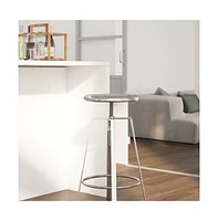 Serling Series Industrial Style Bar Stool With Height Adjustable Swivel Seat