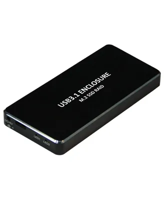 Xtrempro 11010 3.0 Usb Micro B to Msata Ssd Hard Disk Box Portable Enclosure with Led Indicator - Black