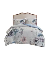 Madison Park Cassandra Cotton 3-Pc. Duvet Cover Set