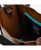 Leather Mini Tote bag By Lyndon