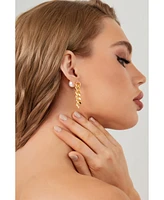 Rhinestone Chain Earrings