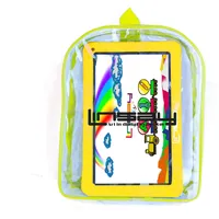 Linsay New 10.1" Kids Funny Tablet Octa Core 128GB Bundle with Kids Back Pack New Android 13 Dual Camera