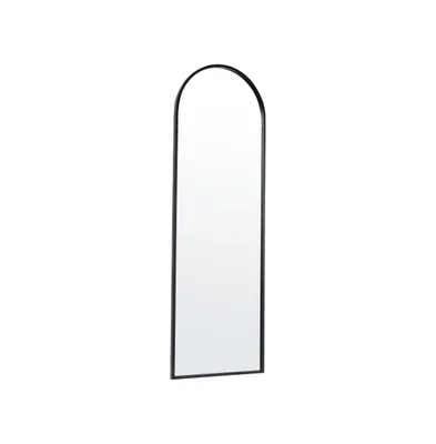 Muriel Arched Metal Framed Wall Mirror For Entryways, Dining Rooms, And Living Rooms