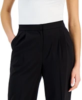 Bar Iii Women's Bi-Stretch Wide-Leg Pants, Created for Macy's