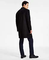 Michael Kors Men's Classic Fit Luxury Wool Cashmere Blend Overcoats