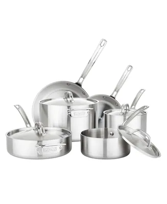 Viking Professional 5-Ply Stainless Steel 10-Piece Cookware Set