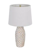 22.5" Height Finish Ceramic Table Lamp Set