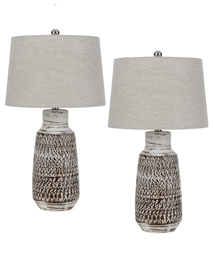 27" Height Ceramic Lamp Set