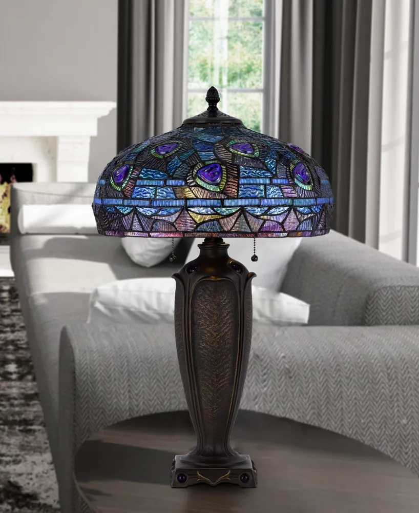 26" Height Metal and Resin Table Lamp
