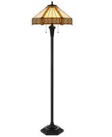 60" Height Metal and Resin Floor Lamp